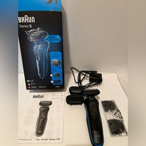 Braun Series 5 5020s Rechargeable Men’s Electric Wet Dry Shaver/Razor/Trimmer